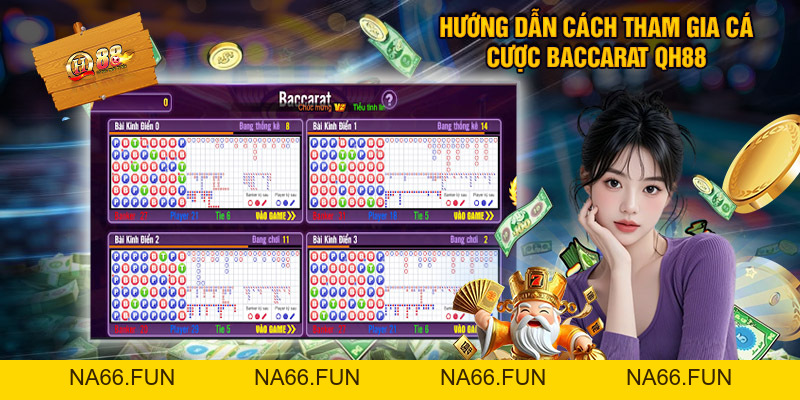 Baccarat QH88 - Trò Chơi Đánh Bạc Online Hấp Dẫn
